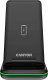 Ładowarka Canyon CANYON WS-304, Foldable 3in1 Wireless charger, with touch button for Running water light, Input 9V/2A, 12V/1.5AOutput 15W/10W/7.5W/5W, Type c to USB-A cable length 1.2m, with QC18W EU plug,132.51*75*28.58mm, 0.168Kg, Black 1