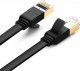Ugreen Płaski kabel sieciowy UGREEN NW106 Ethernet RJ45, Cat.7, STP, 1m (czarny) 1
