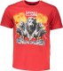 Cavalli Class CAVALLI CLASS T-SHIRT Z KRÓTKIM RĘKAWEM MĘSKI CZERWONY 2XL 1