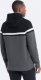 Ombre Bluza męska z kapturem trzykolorowa - szara V2 OM-SSNZ-22FW-014 M 6