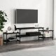vidaXL Szafka pod TV, czarna, 197x35x52 cm 1