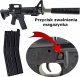 tomdorix M16 Karabin Amerykański Na Kulki Snajperka ASG Laser Pistolet 3