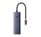 HUB USB Baseus Hub 4w1 Baseus UltraJoy USB-C do 3x USB 3.0 + RJ45 (szary) 1