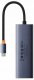HUB USB Baseus Hub 4w1 Baseus UltraJoy USB-C do 3x USB 3.0 + RJ45 (szary) 2