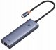 HUB USB Baseus Hub 4w1 Baseus UltraJoy USB-C do 3x USB 3.0 + RJ45 (szary) 4