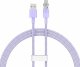 Kabel USB Baseus USB-A - USB-C 1 m Fioletowy (CATS010405) 22