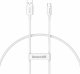 Kabel USB Baseus USB-A - USB-C 0.25 m Biały (P10320102214-00) 12