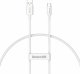 Kabel USB Baseus USB-A - USB-C 0.25 m Biały (P10320102214-00) 9