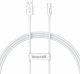 Kabel USB Baseus USB-A - USB-C 1 m Biały (P10320102214-01) 12