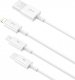 Kabel USB Baseus USB-A - USB-C + microUSB + Lightning 1 m Biały (P10320105221-00) 17