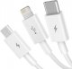 Kabel USB Baseus USB-A - USB-C + microUSB + Lightning 1 m Biały (P10320105221-00) 19