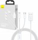 Kabel USB Baseus USB-A - USB-C + microUSB + Lightning 1 m Biały (P10320105221-00) 9