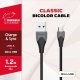 Kabel USB Energizer USB-A - microUSB 1.2 m Czarny (C610MGBK) 2