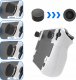 JYS Futerał Pokrowiec Etui + Osłony Gumki Na Przyciski Do Steam Deck / Biały / Jys-sd011 4