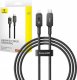Kabel USB Baseus USB-C - Lightning 1 m Czarny (P10355803111-00) 2