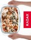 Kadax Naczynie Żaroodporne Szklane Z Pokrywką Duże 7L 1