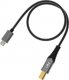 Kabel USB FiiO USB-B - Lightning 0.5 m Czarny (6953175730873) 2