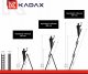 Kadax KADAX Drabina Aluminiowa 3x8 Dwustronna +Hak 150kg 4