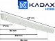 Suszarka na pranie Kadax Suszarka Na Pranie Ubrania Sufitowa 5 Prętów 100cm 3