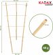 Kadax Drabinka Bambusowa Podpora Pnączy Potrójna 60cm 2