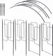Kadax Pergola Ogrodowa Metalowa Łuk Na Kwiaty Róże 250cm 6