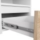 Fabryka Mebli Akord Szafka nocna CL1 40 cm 1 szuflada - biała - dąb sonoma 3