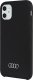 Audi Audi Silicone Case iPhone 11 / Xr 6.1" czarny/black hardcase AU-LSRIP11-Q3/D1-BK 2