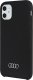 Audi Audi Silicone Case iPhone 11 / Xr 6.1" czarny/black hardcase AU-LSRIP11-Q3/D1-BK 8