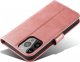Hurtel Etui portfel z klapką podstawką do iPhone 15 Magnet Case - różowe 5