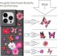 Pinit Zestaw Etui Pinit Dynamic + Flower/ Butterfly Pin iPhone 14 Pro Max 6.7" czarny/black wzór 1 4
