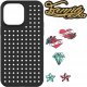 Pinit Zestaw Etui Pinit Dynamic + Tattoo Pin iPhone 14 Plus 6.7" czarny/black wzór 1 1