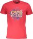 Cavalli Class CAVALLI CLASS T-SHIRT Z KRÓTKIM RĘKAWEM MĘSKI CZERWONY 2XL 1