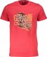 Cavalli Class CAVALLI CLASS T-SHIRT Z KRÓTKIM RĘKAWEM MĘSKI CZERWONY 2XL 1