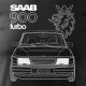 Topslang Koszulka z samochodem SAAB 900 Turbo saab krokodyl męska czarna XL 1