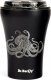 Dr.Bacty Kubek ceramiczny z pokrywką Dr.Bacty Apollo Octopus - czarny 1