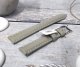 JVD Skórzany pasek do zegarka 14 mm JVD R41315-14 szary gołębi 1