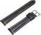 Diloy Skórzany pasek do zegarka 20 mm Diloy 393.20.55 czarny żółty 1