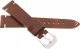 JVD Skórzany pasek do zegarka 24 mm R42103-24 brązowy 1