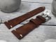 JVD Skórzany pasek do zegarka 24 mm R42103-24 brązowy 2