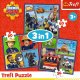 Trefl Puzzle 3w1 Dzie? Stra?aka Sama 3