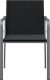 vidaXL Krzesła ogrodowe z poduszkami, 6 szt., czarne, 56x59x84 cm 4