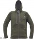 CERVA NEURUM - męska, stylowa bluza z kapturem zapinana na zamek, odblaski - czarny 4XL 3