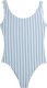 Outhorn Kostium kąpielowy damski Outhorn F013 niebiesko-biały OTHSS23USWSF013 91A XL 2