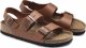 Birkenstock Klapki marki Birkenstock model MILANO kolor Brązowy. Obuwie Męskie. Sezon: Wiosna/Lato EU 40 2