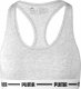 Puma Stanik damski sportowy Puma Racer Back Top 1P Hang szary 907862 03 L 1