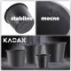 Kadax Wiadro Budowlane Z Rączką Plastikowe Okrągłe 16L 2