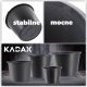 Kadax Wiadro Budowlane Gospodarcze Plastikowe 20L 6szt 2