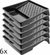 Kadax Kuweta Malarska Na Wałek Farba 320 mm Czarna 6szt 8