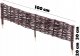 Kadax Palisada Ogrodowa 100x30cm Obrzeże Płot Wiklinowy 2