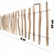 Kadax Płot Drewniany Ogrodzenie Leszczynowe 500x50 7-9cm 4